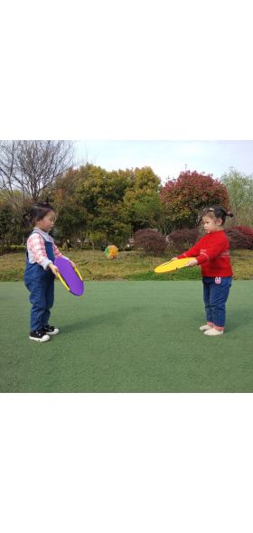 Engaging Outdoor Interactive Game, elastic Disc Paddle Ball Fun for Children, Adults, and Parent-Child Parties