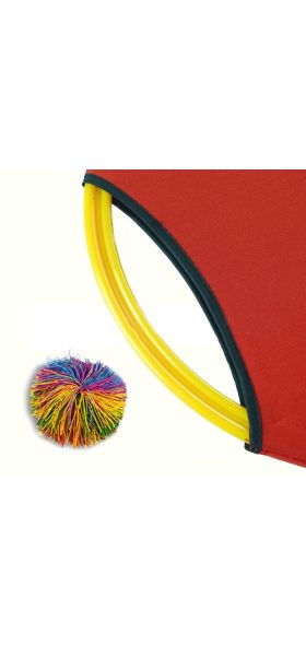 Engaging Outdoor Interactive Game, elastic Disc Paddle Ball Fun for Children, Adults, and Parent-Child Parties