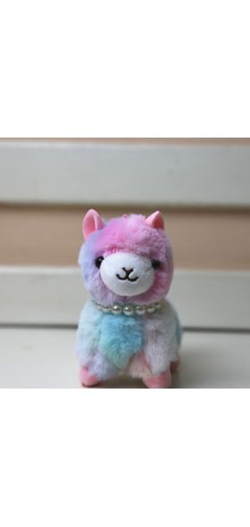 Cute Alpaca Small Pendant Doll Bamboo Charcoal Wool Plush Toy Bag Key Pendant Doll