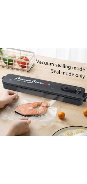 Vacuum Sealer Machine with Powerful Suction, 60 Kpa Dry/Moist One-Touch Automatic Food Sealer