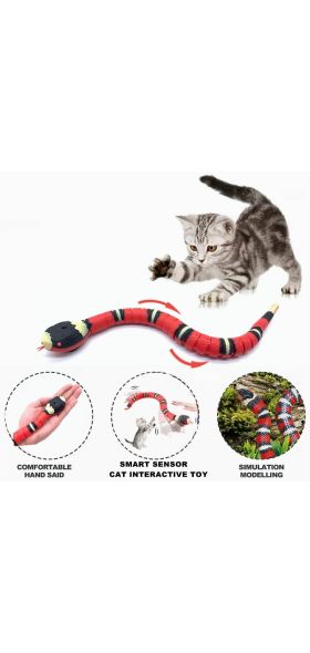Interactive Cat Toy - Smart Sensing Snake for Pet Dogs and Kittens