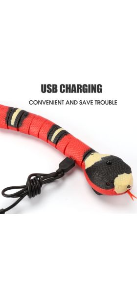 Interactive Cat Toy - Smart Sensing Snake for Pet Dogs and Kittens
