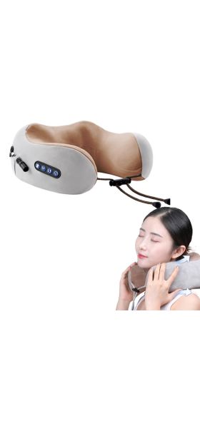 U-Shaped Neck Massage Pillow - Heating, Vibration, Kneading, Electric Cervical Relaxation MassagerU-Shaped Neck Massage Pillow - Heating, Vibration, Kneading, Electric Cervical Relaxation Massager