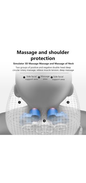 U-Shaped Neck Massage Pillow - Heating, Vibration, Kneading, Electric Cervical Relaxation Massager