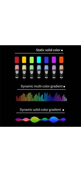 USB Microphone RGB Condenser Wired Gaming Mic for Podcast Recording, Studio and Streaming