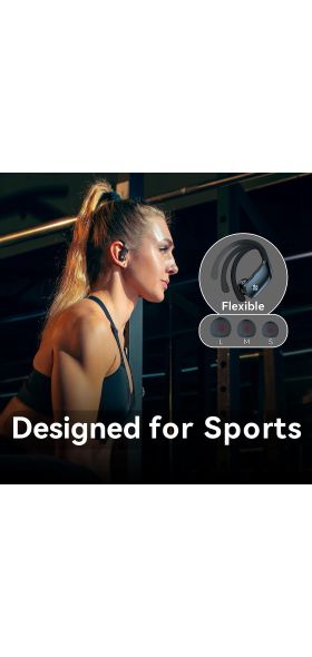 Wireless Earbuds Bluetooth Headphones 48hrs Play Back Sport Earphones with LED Display