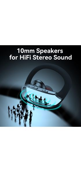 Wireless Earbuds Bluetooth Headphones 48hrs Play Back Sport Earphones with LED Display