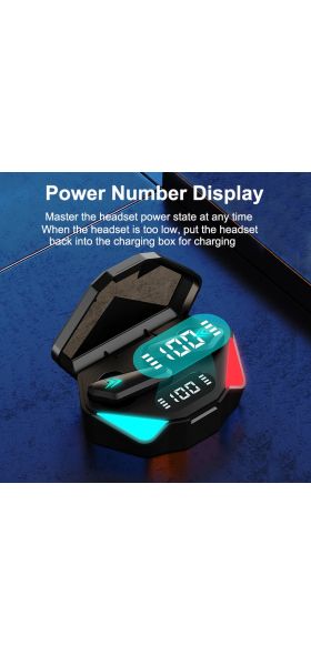 X15 Gaming Earphone Bluetooth 5.0 ANC Headphones Game Mode Fone Bluetooth Original TWS Earbuds Gamer Headset for smart Phone