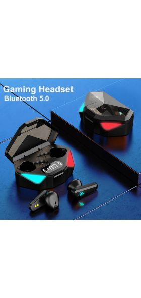 X15 Gaming Earphone Bluetooth 5.0 ANC Headphones Game Mode Fone Bluetooth Original TWS Earbuds Gamer Headset for smart Phone