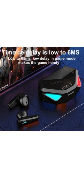 X15 Gaming Earphone Bluetooth 5.0 ANC Headphones Game Mode Fone Bluetooth Original TWS Earbuds Gamer Headset for smart Phone