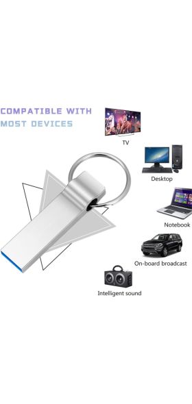 Xiaomi 2TB Metal Usb 3.0 Flash Drives High Speed Pendrive 1TB Usb Drive Portable SSD 2TB Memoria Usb Flash Disk TYPE-C Adapter