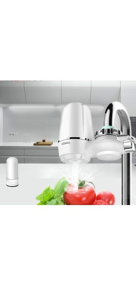 Long-Lasting Ceramic Replacement, Washable, Nine-Stage Clean for Kitchen Faucets