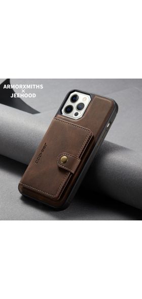 2 In 1 Magnetic Wallet Luxury Leather Phone Case for IPhone 12 11 Pro XS Max XR 6 7 8 Plus SE 2020 for Magsafe Wireless Charging