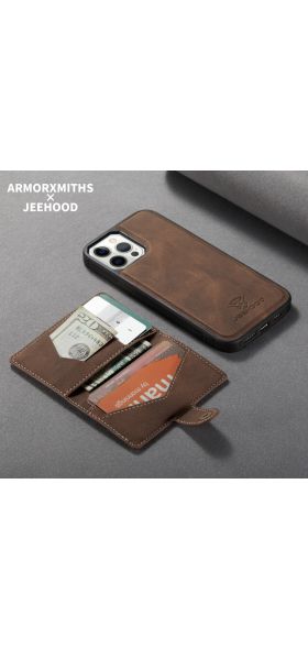2 In 1 Magnetic Wallet Luxury Leather Phone Case for IPhone 12 11 Pro XS Max XR 6 7 8 Plus SE 2020 for Magsafe Wireless Charging