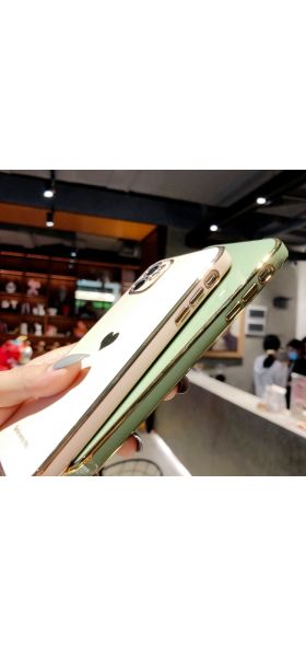 Electroplated love heart Phone Case For iPhone 12Pro 12 11 Pro Max XR XS X XS Max 7 8 Plus Shockproof Protective Back Cover capa