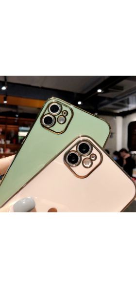 Electroplated love heart Phone Case For iPhone 12Pro 12 11 Pro Max XR XS X XS Max 7 8 Plus Shockproof Protective Back Cover capa