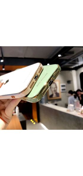 Electroplated love heart Phone Case For iPhone 12Pro 12 11 Pro Max XR XS X XS Max 7 8 Plus Shockproof Protective Back Cover capa