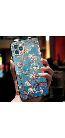 For Coque Apple iphone 11 Pro 7 8 6 s 6s 7plus 12 mini XS Max Case Cover For iphone X XR 7 8 Plus 5 5s SE 2020 Art Black Cases