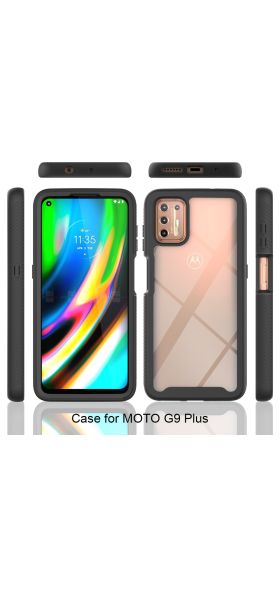 Hybrid Rugged Armor 2 in 1 PC + TPU Shockproof Case for Motorola Moto G9 Plus G9 Play G8 Power Lite One Fusion G 5G Plus Stylus