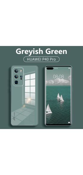 Luxury Liquid Tempered Glass Case For HuaWei P40Pro Plus P30Pro Mate 40 Pro Mate 30Pro Cover Hybrid Soft Frame Case Cover