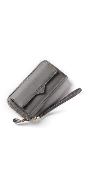 Anreisha Fashion Long Woman Purse New Designer Female Wallet Clutch PU Leather Ladies Purses Card Holder Women Phone Bags P2