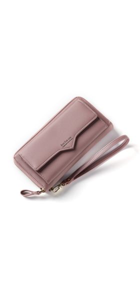 Anreisha Fashion Long Woman Purse New Designer Female Wallet Clutch PU Leather Ladies Purses Card Holder Women Phone Bags P2
