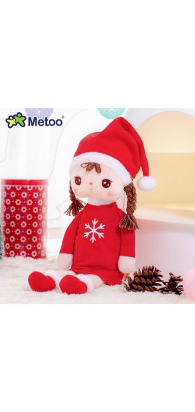 Christmas Dolls Metoo Doll  Plush Toys For Girls Baby Cute Cartoon Stuffed Animals For Kids Birthday Gift