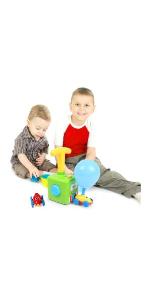 Cute Balloon Powered Car Balloon Launcher Science Experiment Toy Educational And Fun Early Childhood Education Toy For Children