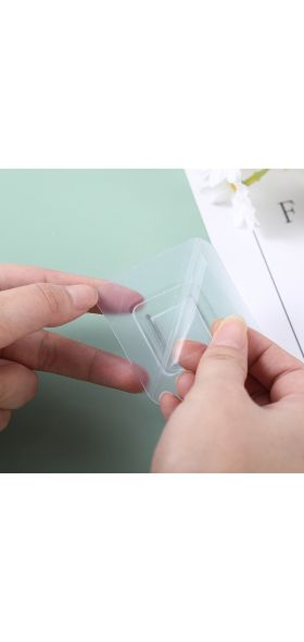 Double-Sided Adhesive Wall Hooks Hanger Strong Transparent Hooks Suction Cup Sucker Wall Storage Holder For Kitchen Bathroo