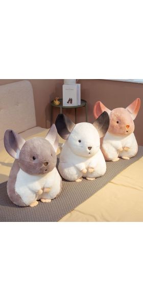 Dropshipping New arrival CUTE plushy Chinchillas soft toy stuffed animal plush doll mascot for kids