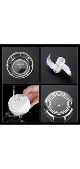 Electric Garlic Masher Sturdy Durable Mini Crusher Chopper USB Charging For Crushed Garlic Crushed Ginger Crushed Fresh Chili