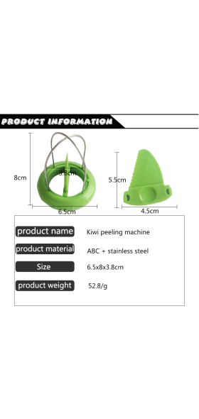 Hot Sale Mini Fruit Kiwi Cutter Peeler Slicer Kitchen Gadgets Tools Kiwi peeling tools For Pitaya Green 29
