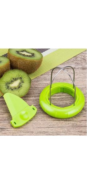 Hot Sale Mini Fruit Kiwi Cutter Peeler Slicer Kitchen Gadgets Tools Kiwi peeling tools For Pitaya Green 29