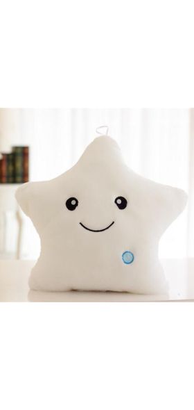 Luminous Pillow Star Cushion Colorful Glowing Pillow Plush Doll Led Light Toys Gift For Girl Kids Christmas Plush Light Toys Hot