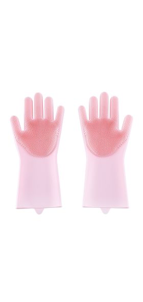 Magic Dishwashing Silicone Gloves Protect Hand Dirt Clean Brushes Cleaning Tool Kitchen Accessories Wash Fruit Vegetable Gadgets