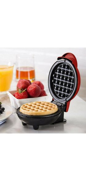 Mini Electric Non-Stick Waffle Maker Mold Pancake Bakeware Pan Bubble Egg Cake Oven Breakfast Waffle Machine Kitchen Accessories