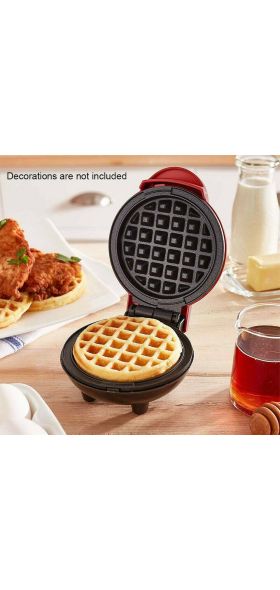 Mini Electric Non-Stick Waffle Maker Mold Pancake Bakeware Pan Bubble Egg Cake Oven Breakfast Waffle Machine Kitchen Accessories