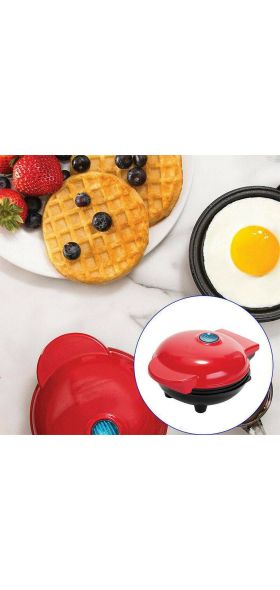 Mini Electric Non-Stick Waffle Maker Mold Pancake Bakeware Pan Bubble Egg Cake Oven Breakfast Waffle Machine Kitchen Accessories
