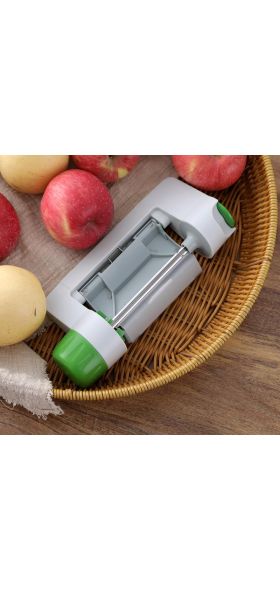 New Plastic Apple Pear Slicer Multifunctional Kitchen Fruit Vegetable Reel Knife Potato Cutter Cooking Accessories Home Gadgets