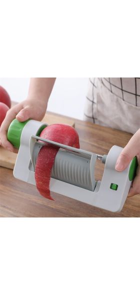 New Plastic Apple Pear Slicer Multifunctional Kitchen Fruit Vegetable Reel Knife Potato Cutter Cooking Accessories Home Gadgets