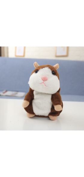 New Talking Hamster Mouse Pet Christmas Toy Speak Talking Sound Record Hamster Educational Plush Toy for Children Christmas Gift