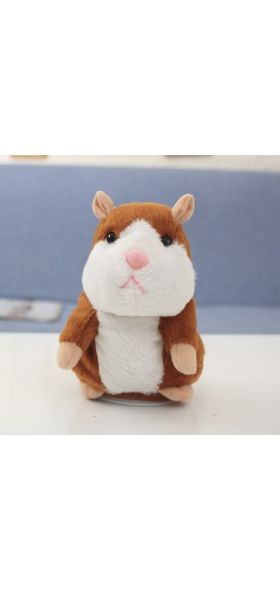 New Talking Hamster Mouse Pet Christmas Toy Speak Talking Sound Record Hamster Educational Plush Toy for Children Christmas Gift