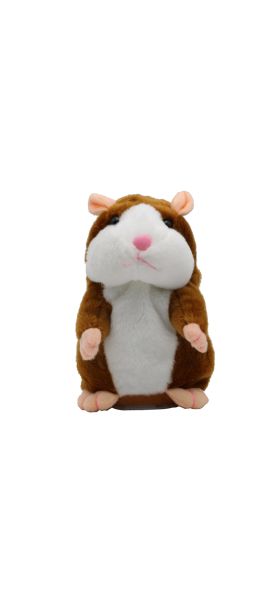 New Talking Hamster Mouse Pet Christmas Toy Speak Talking Sound Record Hamster Educational Plush Toy for Children Christmas Gift