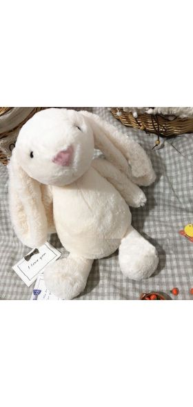 Soft Stuffed Animals Kids Long Ear bunny Rabbit Sleeping Cute Cartoon Plush Toy Stuffed Animal Dolls Children Birthday Gift