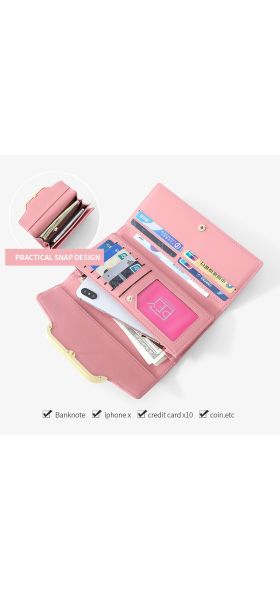 WEICHEN 2020 NEW Clutch Women Wallet Soft Leather Many Department Card Holder Phone Pocket Female Long Wallets Ladies Purse