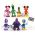 7Pcs/Set Disney Action Figures Toys Mickey Minnie Mouse Donald Daisy Duck Goofy Pluto Model Dolls Kids Gift