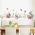 Beautiful Flowers birds butterfly wall sticker Warm bedroom decor Decals wallpaper home decoration stickers