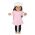 Pink Reborn Baby Dolls Clothes Winter Hat  Jacket Trousers Set Fit For 18 inch American Dolls And 43cm Baby Doll Girl Gift