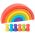 DIY children's wooden rainbow toy creative wood rainbow stacked balance blocks baby toy Montessori educational toys for children