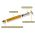 Energy 24K Gold T Beauty Bar Facial Roller Pulse Firming Massager Anti Aging Face Wrinkle Treatment Slimming Wrinkle Stick